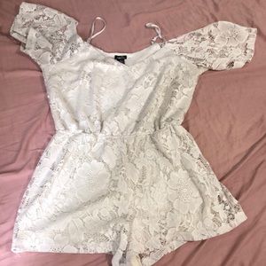 Tan one piece outfit